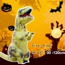Yellow Kids T-Rex Blow up Dinosaur Inflatable Costume