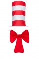 Adult Stripe Cat in the Hat Bow Tie Children Accessories Boys Girls Book Week Dr Seuss