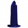 Blue Adult Hooded Cloak Cape Wizard Costume