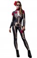Ladies Skull Skeleton Costume tt3255