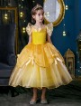 Girls Beauty and the Beast Belle Costume Dress  tt3258