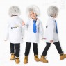 Kids Unisex Albert Einstein Scientist Lab Costume tt3321