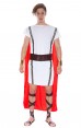 Roman Greek Costumes - Caesar Adult Roman Greek Julius Toga Costume Fancy Dress Halloween Outfit