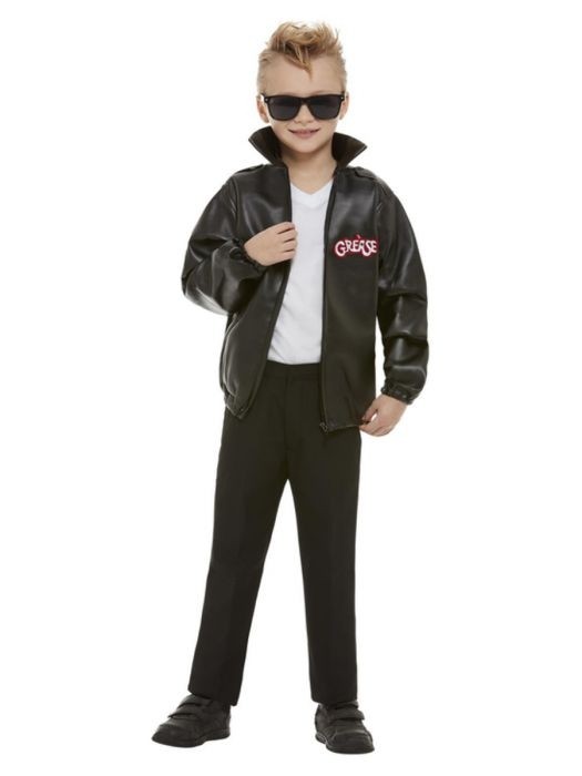 Mens Grease T-birds Jacket Stag Do Film Movie Fancy Dress Costume Accessories 