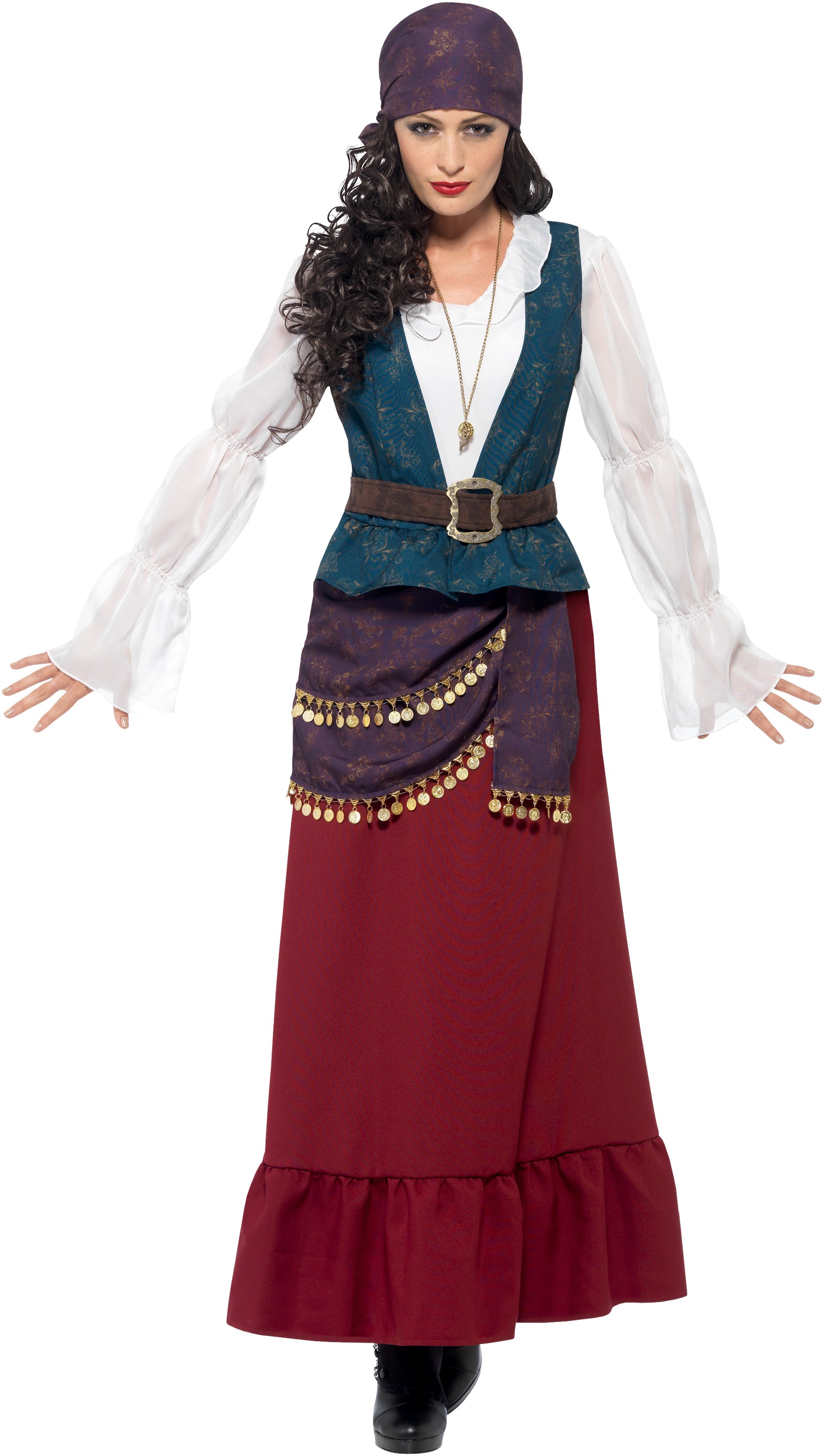 Pirate Wench Buccaneer Swashbuckler Adult Costume 
