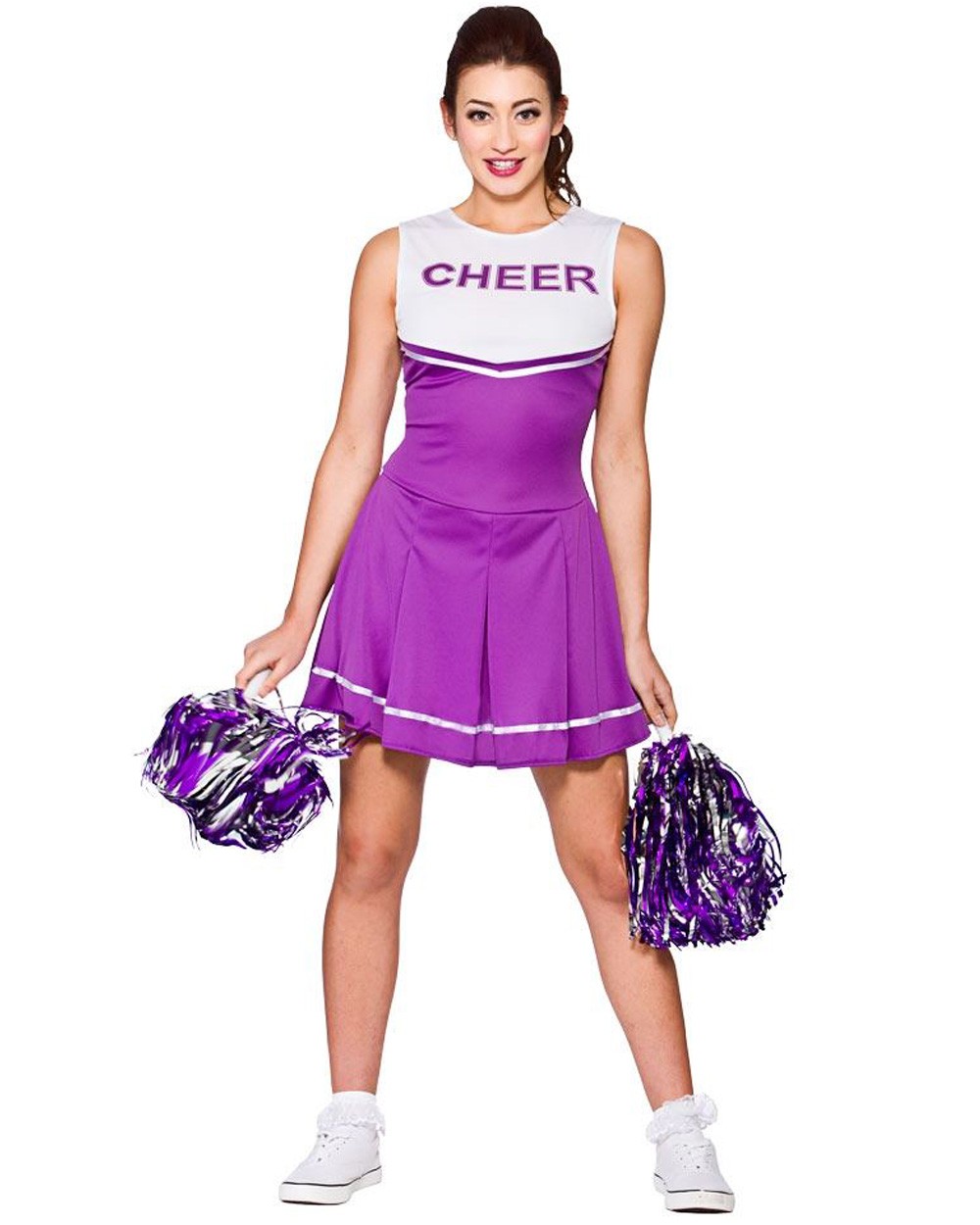 Dress Black Women Purple Ladies Cheerleader School Girl Uniform Costumes | ...