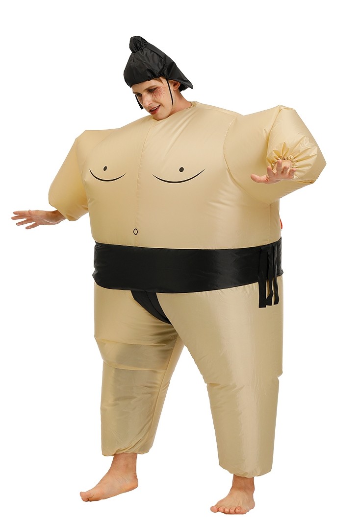 Inflatable Sumo Costume for Adult Funny Halloween Costumes Cosplay Fantasy Costume Adult Sumo 