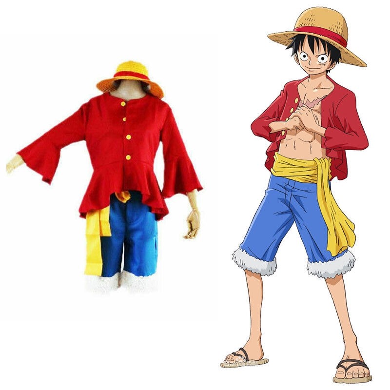 Kids ONE PIECE Monkey D. Luffy Costume - Cosplay Costume - Cosplay & Anime Costume - Themes