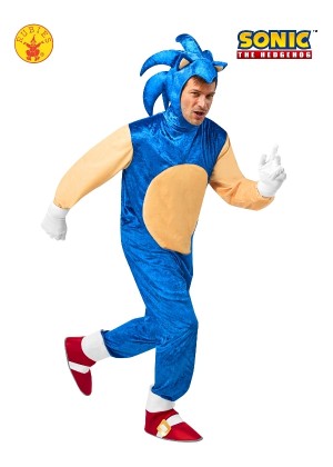 Mens Sonic the Hedgehog Blue Costume