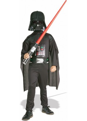 Rubies Kids Childrens Star Wars Darth Vader Black Costume Party Dress Up Boxed