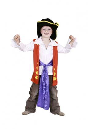 Boys Child The Wiggles Captain Feathersword Dress Up Set Book Week Costume 