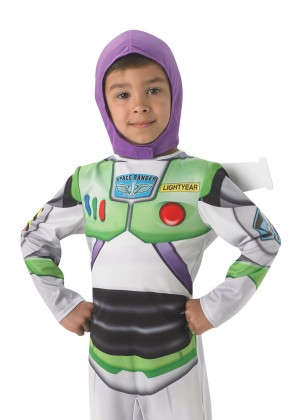 Kids Toy Story Delux Buzz Lightyear Fancy Dress Costume Outfit Book Week