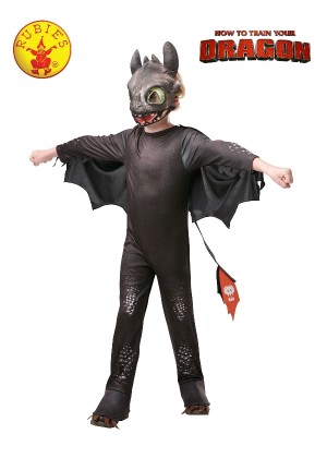 How to Train Your Dragon 3 Toothless Night Fury Child Boy Licensed Costume The Hidden World