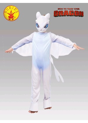 How to Train Your Dragon 3 Toothless Light Fury LIGHTFURY Child Boy Licensed Costume
