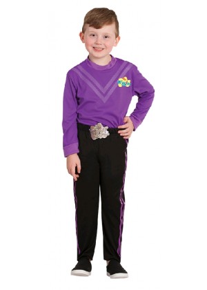 Lachy Purple The Wiggle Child Kids Book Week Party Dress Up Costume