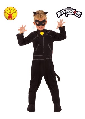 Kids Black Cat Noir Cosplay Miraculous Costume cl7791