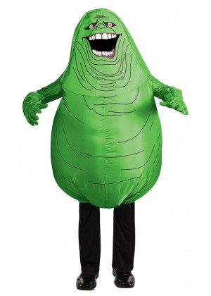 Ghostbusters Inflatable Slimer Adult Mens Funny Hallowee Fancy Dress Costume 