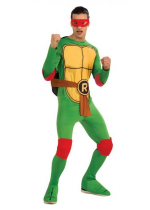 Movie/TV/Cartoon Costumes - TV Show TMNT Teenage Mutant Ninja Turtles Costume Rubie's Raphael Red