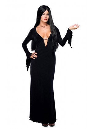 The Addams Family Morticia Adult Rubies Licensed Costume Fancy Dress Halloween
