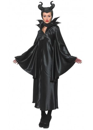 Maleficent Disney Angelina Jolie Movie Official Halloween Fancy Dress Costume