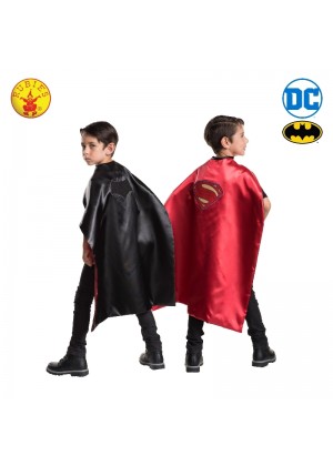 Batman to Superman Reversible Cape Child Boys Superhero Hero Kids Costume
