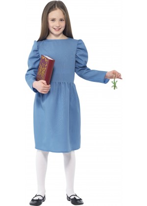 Roald Dahl Matilda Girls World Book Week Fancy Dress Up Child Kids Costume