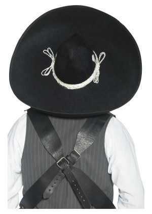 Mexican Wester Authentic Bandit Hat Mariachi Sombrero Fancy Dress Bandit Spanish Western Cowboy Costume Accessories