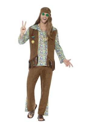 Mens 60s Hippie Hippy Costume cs43126