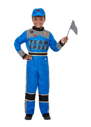 Boys Racing Car Driver Costume