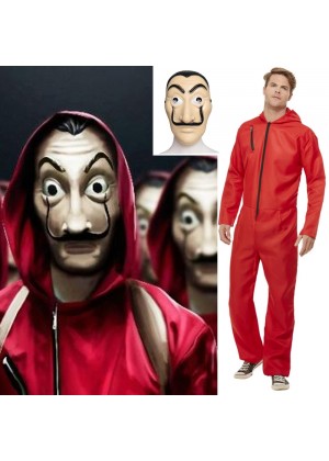 Unisex Red Bank Robber Jumpsuit