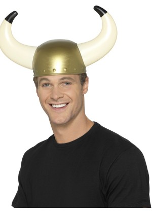 Roman Viking Helmet Horns Medieval Gladiator Armour Dress Up Party Warrior Hat Costume Accessory