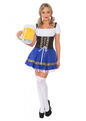 Ladies Bavarian Beer Maid Costume