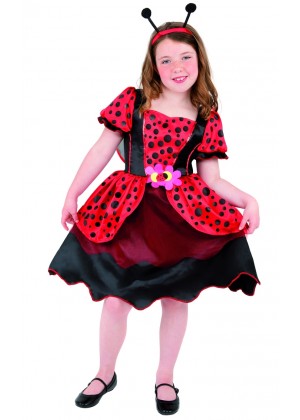 Little LadyBug Costume Animal Jumpsuit Boys Girls Kids Fancy Dress Book Week