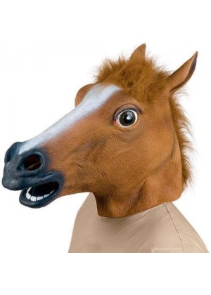 horse Head Latex Mask Animal lm103