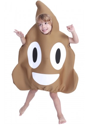 Kids Poo Emoji Fun Costume  lp1033