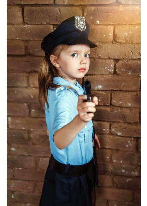 Kids Girls Policeman Officer Uniform lp1041