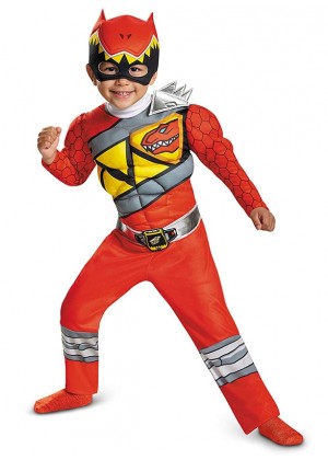 Red Ranger Dino Charge Boys Costume