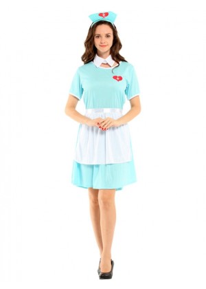Ladies Nurse Dress Uniform Halloween Costume lp1169