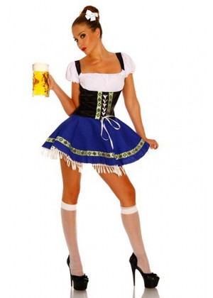 Ladies Beer Wench German Heidi wench Costume