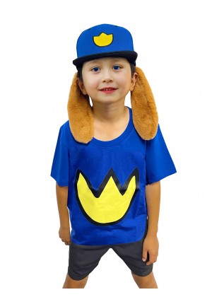 Boys Kids Dog Man Costume + Hat pp1028+hat