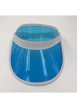 Light Blue Unisex Sun Visor Cap Golf Fancy Dress Colour Poker 80's Rave Headband casino visors