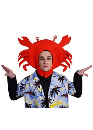 Red Crab Plush Hat th029