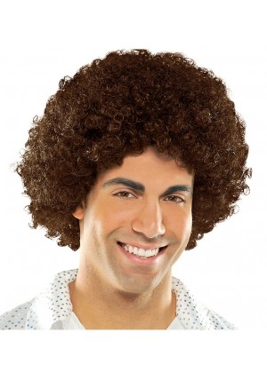 Funky Brown Unisex Afro Wig