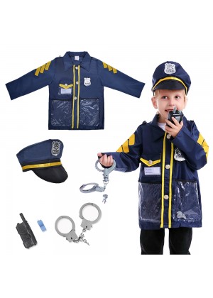 Children Police Force Costume tt1145