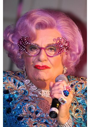 Dame Edna Everage Purple Wig Accessory