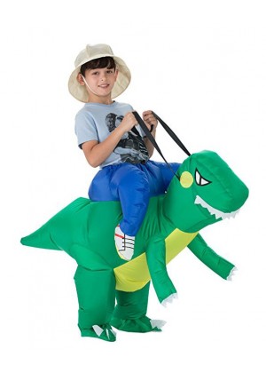 Child Dinosaur t-rex carry me inflatable costume 2017-2