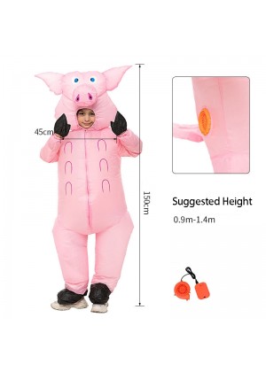 Kids Inflatable Pink Pig Halloween Costume tt2067kids