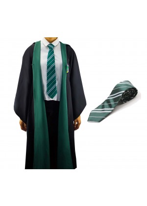 Slytherin  Boys Girls Harry Potter Kids Robe Tie Costume Cosplay