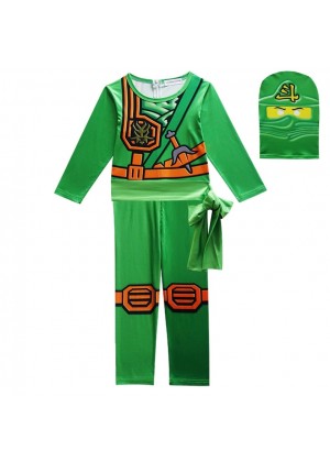Green Ninjago Ninja Kids Costume