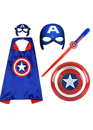 Captain America Kids Costume Toy Set